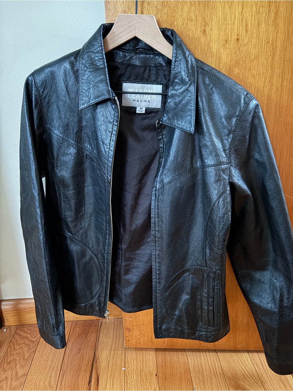 Wilsons Leather Maxima zip up jacket - M